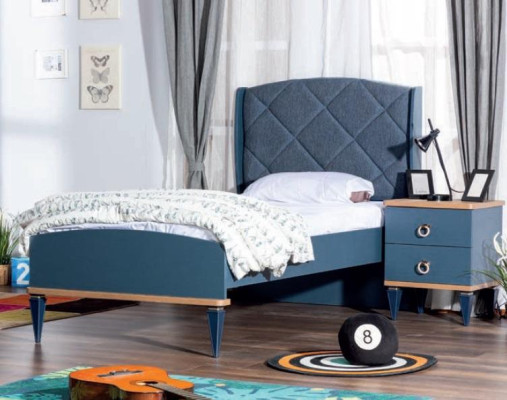 Kinderzimmer Jugendzimmer Schlafzimmer Möbel Komplett Set Modern Blaues 4tlg.