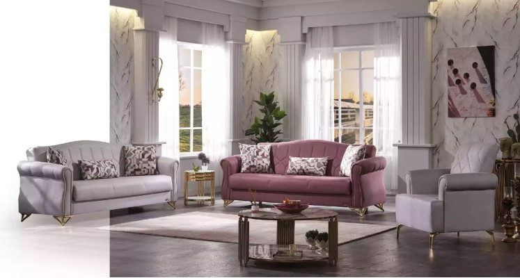 Sofagarnitur 3+3+1 luxus sofagarnitur wohnzimmer sitz polster möbel couch