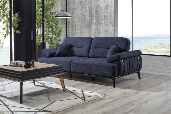 Luxus 4tlg. Sofagarnitur Modern Sofa 3 + 3 + Sessel + Couchtisch Wohnzimmer Set