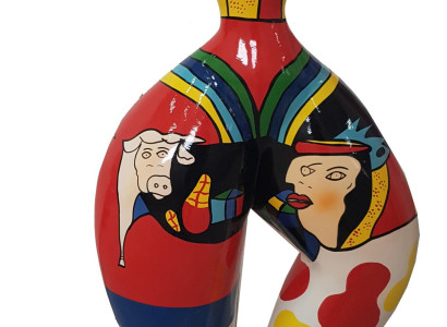 Designer Abstrakte Figuren Moderne Dekorationen Figuren Frau Skulptur Skulpturen