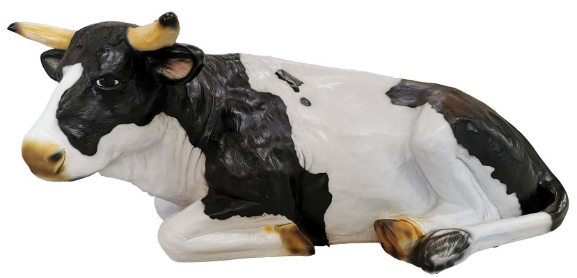 Designer Abstrakte Moderne Dekoration Kuh Figur Deko Garten Skulpturen Deko Neu