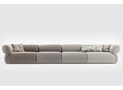 Italienische Möbel big Sofa Couch 6 Sitzer Italienische xxl Couchen Sofas Textil