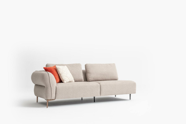 Eckcouch Möbel Polster Sofa Couchen Wohnzimmer Wohnlandschaft Stoff