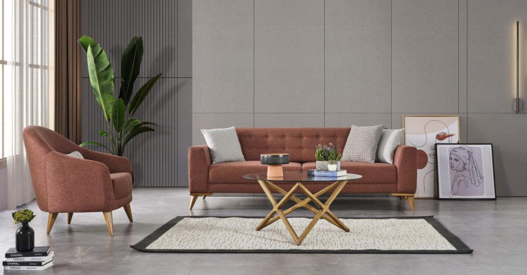 Wohnzimmer set Stilvoll Sofagarnitur 3+3+1 Sitzer Luxus Couchen Sofa Möbel