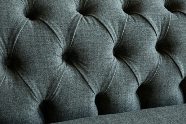 Chesterfield Sofa Couch Polster Sofas Couchen Viersitzer Stoff 265cm Sitzpolster