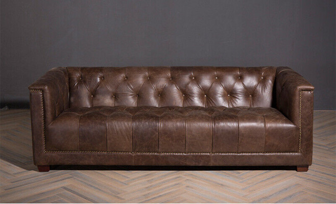 Chesterfield 3+1 Sitzer Sofagarnitur Sofa Couch Stoff Leder Couchen Garnitur