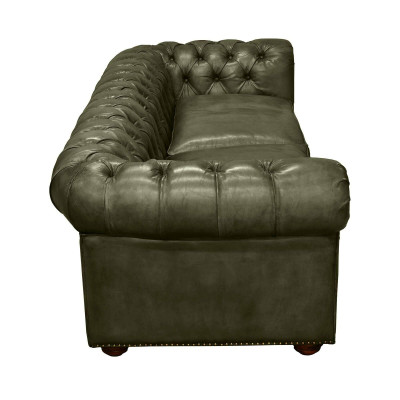 Elegante Wohnzimmer Couch Viersitzer Chesterfield Leder Stoff Couchen Sofa Neu