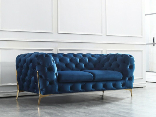 Sofa Couch Polster XXL Big Garnitur Chesterfield Textil 3+2+2 designer Couchen