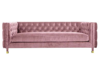 Rosa Chesterfield Sofa Kreative Möbel 4 Sitzer Neu xxl Big Couchen