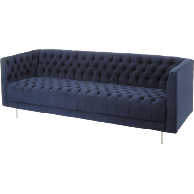 Chesterfield Sofa Couch Polster Stoff Leder Couchen Polster Garnitur 4 Sitzer