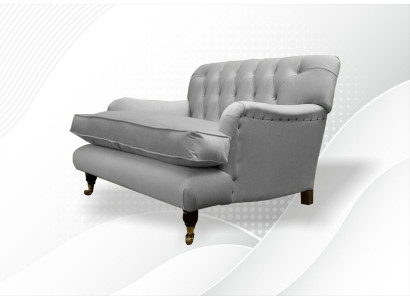 Chesterfield Sessel Fernseh Design Polster Sofa Couch Chesterfield Textil Neu