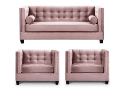 Sofagarnitur Couch Samt Polster couchen komplett set garnituren wohnzimmer möbel