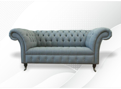 Chesterfield Sofa Couch Polster Designer 2 Sitzer Garnitur Sofas Zweisitzer Neu