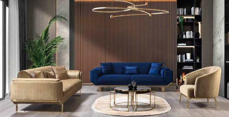 Polster Designer Möbel Dreisitzer Sofa 3 Sitzer Sofas Luxus Textil