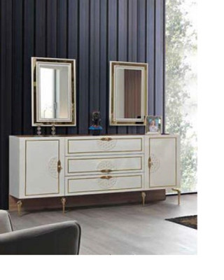Konsolentisch Spiegel Sideboard xxl Konsole Kommode Sideboards 3tlg