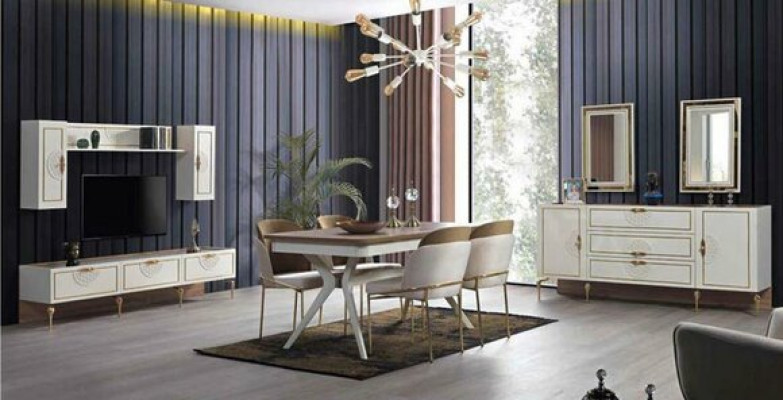 Konsolentisch Spiegel Sideboard xxl Konsole Kommode Sideboards 3tlg
