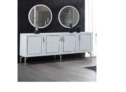Konsolentisch Spiegel Sideboard Set italienischer Stil xxl Kommoden