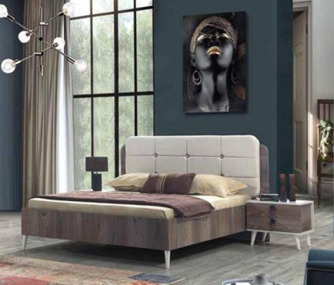 Bett Doppelbett Schlafzimmer Design Betten Moderne Polster Holz