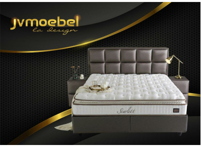 Bett Leder 2er Nachttisch 3 tlg. Schlafzimmer Set Möbel Modern Quality Betten Neu