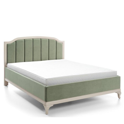 Design Bett Luxus Doppel Hotel Betten Schlaf Zimmer Leder Modern Stoff 160*200cm