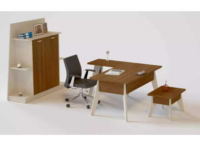 Eckschreibtisch Tisch Aktenschrank Couchtisch Schrank Möbel Büro 3tlg.