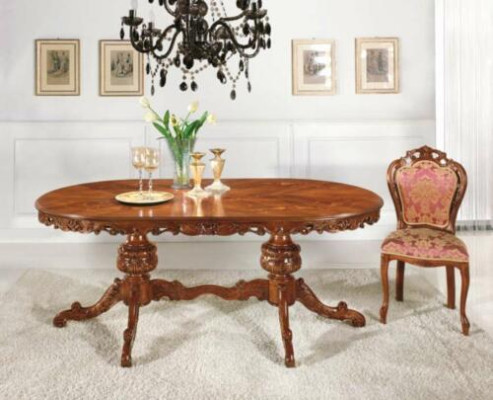 Möbel Einrichtung Gruppe Tisch + 2 Stuhle Set 3tlg. Esstisch Garnitur Esszimmer