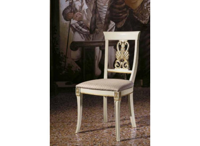Luxus Design Polster Stuhl Stühle Sitz Lehn Massivholz Esszimmer Barock