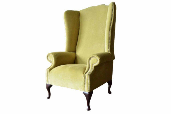 Sessel Textil Stoff Ohrensessel Möbel Neu Wohnzimmer Modern Luxus Design
