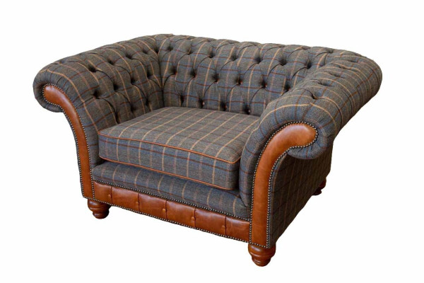 Sessel Sofa 1 Sitzer Couch Designer Textil Sofas Polster Ohrensessel Neu