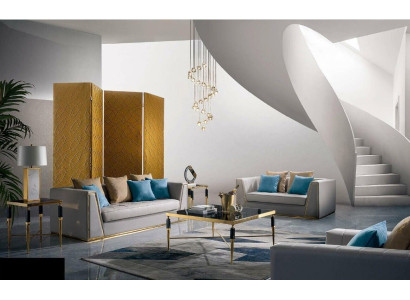 Sofagarnitur 3+2+1 Sitzer Set Design Relax Sofas Polster Couchen Leder