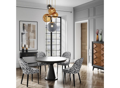 Essgruppe Essecke Esszimmertisch Esszimmer Esstisch Stuhl Tisch Holz Set 5tlg