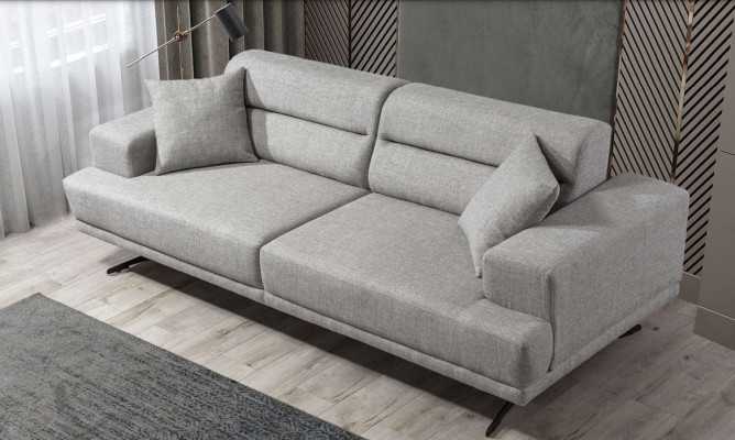 Sofagarnitur 3+3 Sitzer Garnitur Sofa Sofas Leder Polster Design Sitz Moderne