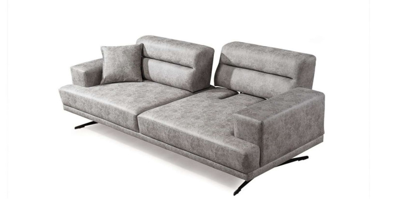 Sofagarnitur 3+3 Sitzer Garnitur Sofa Sofas Leder Polster Design Sitz Moderne