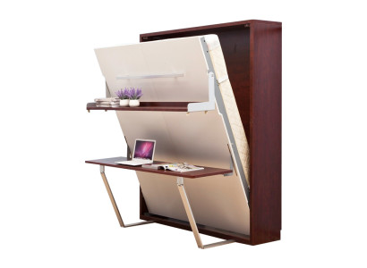 Schreibtisch Regal Bett 2in1 Funktions Schrankbett Möbel Tisch Wandbett Betten