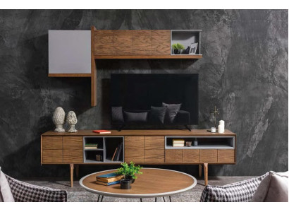 Moderner Holz TV-Ständer Luxus RTV Wohnzimmer Kommode Konsole Sideboard