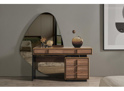 Schlafzimmer Schminktisch Konsolen Sideboard braun Modern Design Komplett Holz