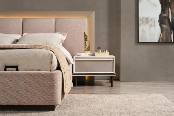 Schlafzimmer Set Bett 2xNachttische Schminktisch Luxus neu 6tlg Design