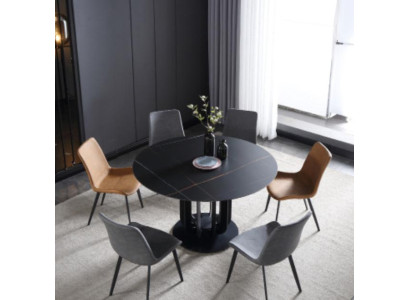 Luxus Tische Runder Tisch Runde Design Edelstahl Möbel Esszimmer Esstische Neu