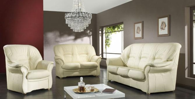 Sofas Couch Polster Garnitur Moderne Couchen Kunstleder Sofagarnitur