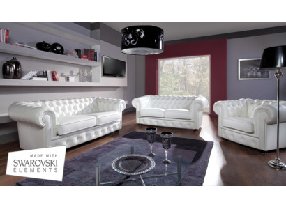 Sofagarnitur Chesterfield 3+2 Sitzer Sofa Sitz Polster Klassiche Couchen