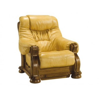 Sofagarnitur Holz Leder 3+2+1 Komplettes Set Klassik Couchgarnitur Sitz Polster