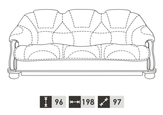 Sofagarnitur 3+1 Sitzer Klassische Garnituren Leder Sofas Couchen Polster