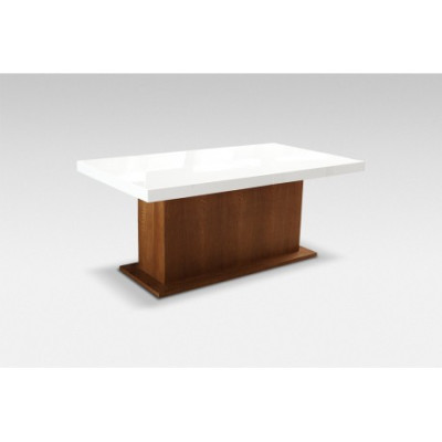 Säulen Tisch Esstisch Esstische Tische 160/240cm Büro Design Holz Konferenztisch