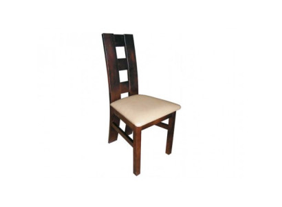 Set 6x Esszimmer Leder Esszimmerstuhl Sessel Massivholz Polster Stühl