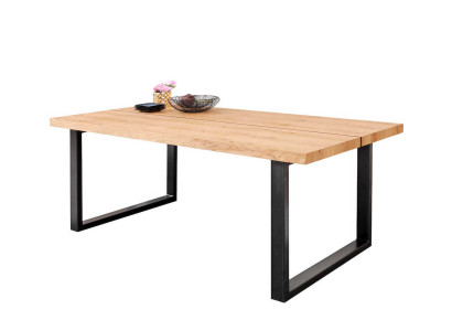 Esstisch Metall Beine Tisch Natürliches Holz Neu Loft Möbel Tische Einrichtung