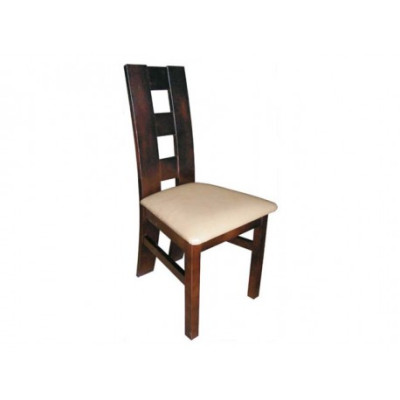 Set 4x Esszimmer Leder Esszimmerstuhl Sessel Massivholz Polster Stühl