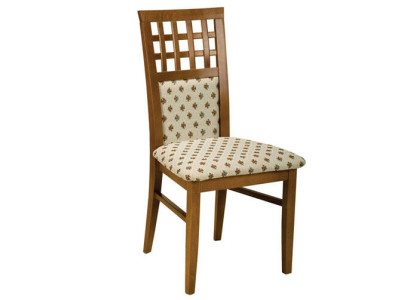 Set 4x Designer Stuhl Leder Lehnstuhl Polster Stühle Esszimmer Gastro Holz
