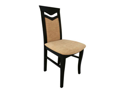 Set 2x Sessel Stuhl Design Holz Stoff Polster Stühle Gastro Esszimmer Textil