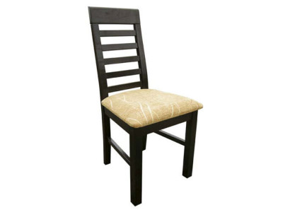 Stuhl Textil Design Holz Polster Gastro Esszimmer Stoff Stühle Lehnstuhl