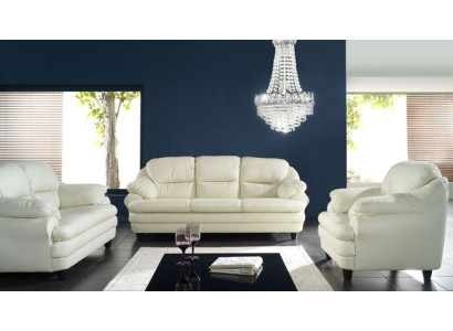 Sofagarnitur 3+2+1 Sitzer Set Design Sofas Polster Couchen Relax Leder
